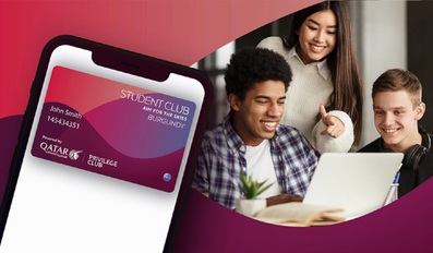 Qatar Airways Student Club celebrates 1 year anniversary and members get 40 percent discount on flights